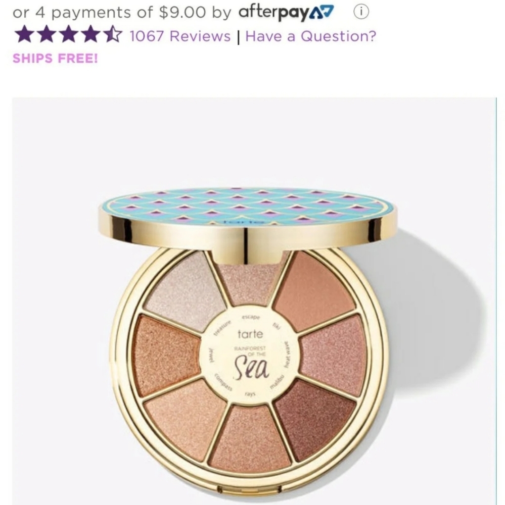 Tarte eyeshadow palette
